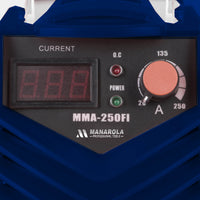Thumbnail for Manarola MMA-250FI IGBT MMA welding machine With Leads, Brush & Mask