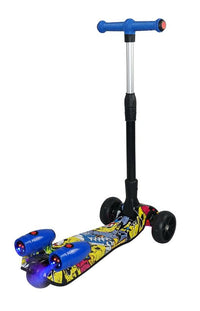 Thumbnail for Rocket Effect Light-up Kick Scooter with Flashing Wheels Music Colour LED Water Mist Spray for Kids Toddler (3-8 years old) SG06