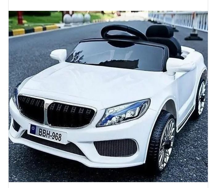 BMW Style Coupe 12V Electric Ride On Car (White)