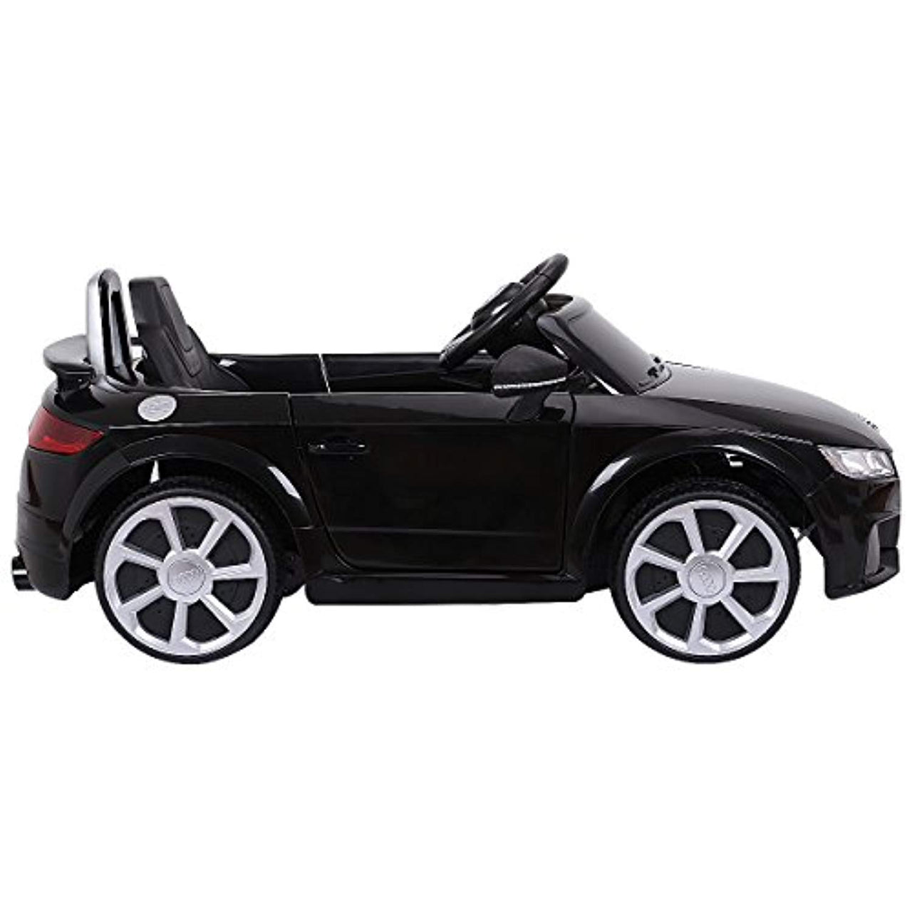 New 2019 Kids Ride On Car, Licensed 12V Audi TT RS, Remote Control Manual Two Modes Operation, MP3 Lights (Black) - LK Auto Factors