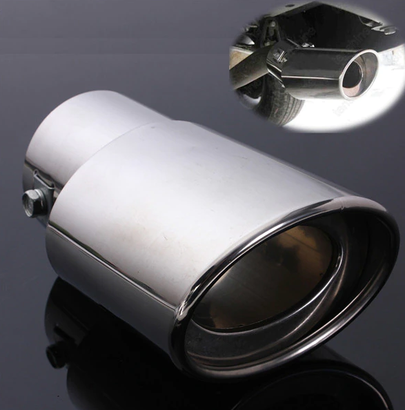 5.5"x3" OVAL STAINLESS STEEL EXHAUST TAIL PIPE TRIM/MUFFLER TIP