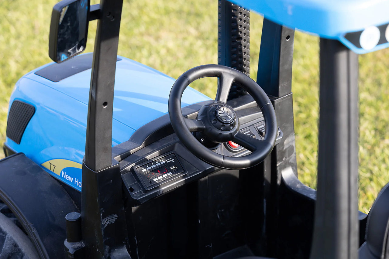 New Holland 24V Electric Tractor – Ride-On with MP3, Parental Control & Fun Features | Police Engine truck,TRUCKS & PLANTS