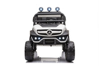 Thumbnail for Mercedes Benz Unimog Ride-On – 12V Electric 4WD with Leather Seat, MP3 & USB