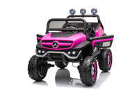 Thumbnail for Mercedes Benz Unimog Ride-On – 12V Electric 4WD with Leather Seat, MP3 & USB