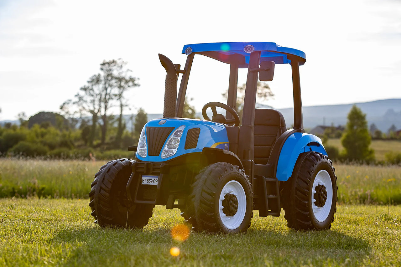 New Holland 24V Electric Tractor – Ride-On with MP3, Parental Control & Fun Features | Police Engine truck,TRUCKS & PLANTS