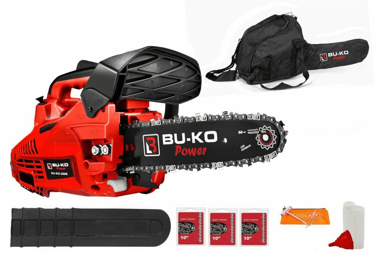 BU-KO 26 cc Lightweight 3.5kg – Top Handled Petrol Chainsaw