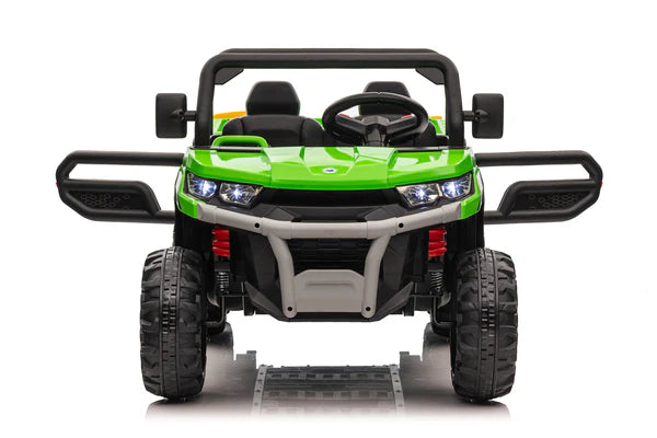 24V 6-Wheel Gator Two Seat Ride-On Electric Vehicle with Tipping Feature