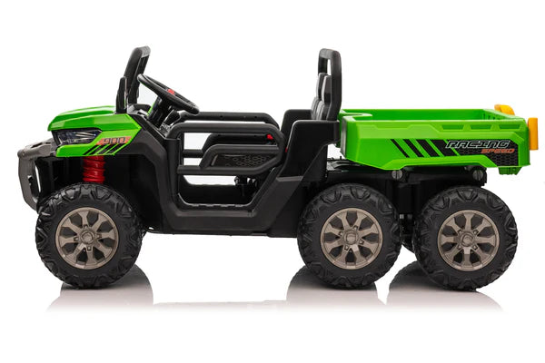 24V 6-Wheel Gator Two Seat Ride-On Electric Vehicle with Tipping Feature