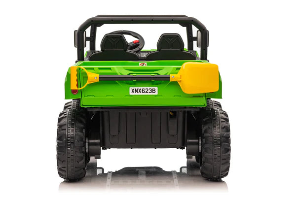 24V 6-Wheel Gator Two Seat Ride-On Electric Vehicle with Tipping Feature