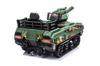 Thumbnail for 24V Kids Electric Army Tank Ride-on with Ball Shooter & Remote Control