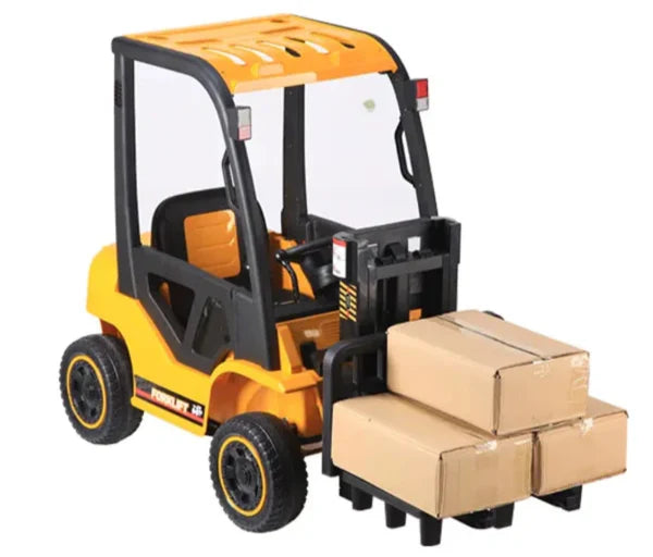 Kids’ 12V Electric Forklift Ride-On – MP3, USB, Pallet & Parental Control