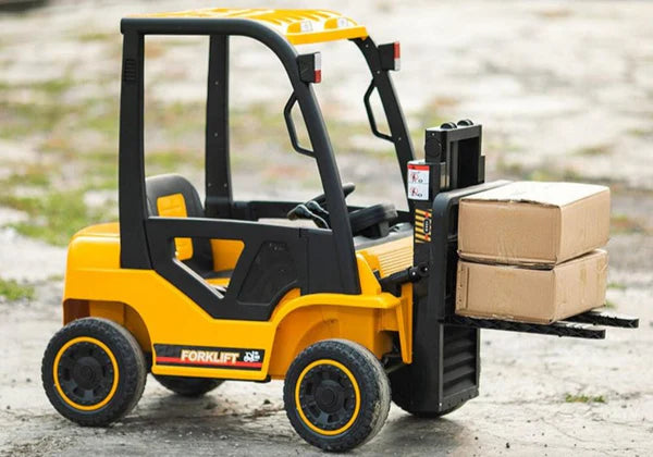 Kids’ 12V Electric Forklift Ride-On – MP3, USB, Pallet & Parental Control