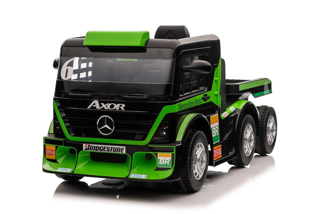 Pre-Order the Licensed Mercedes Benz Race Lorry with Trailer in Green