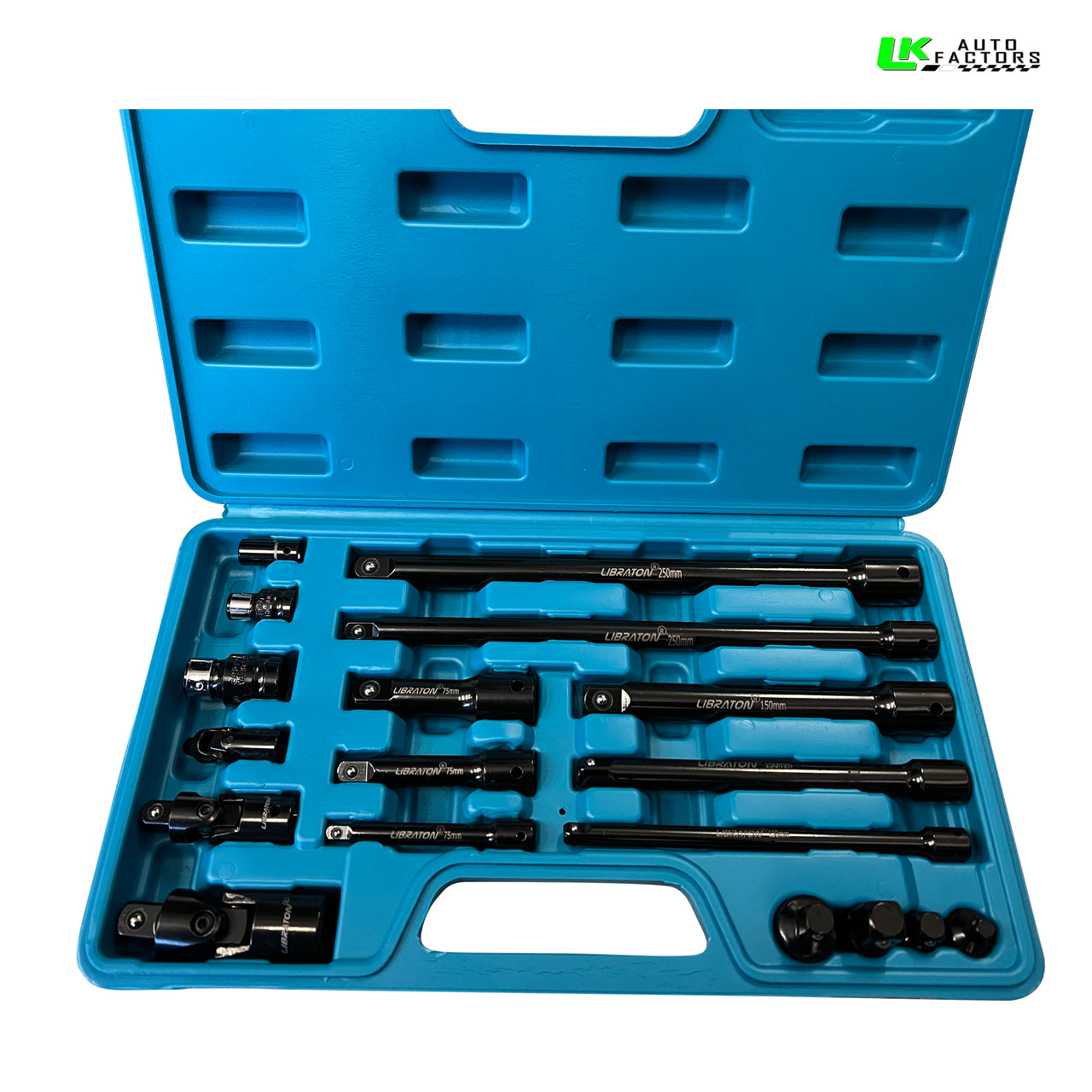 18 PIECE PROFESSIONAL DRIVE TOOL ACCESSORY SOCKET SET