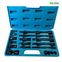 Thumbnail for 18 PIECE PROFESSIONAL DRIVE TOOL ACCESSORY SOCKET SET