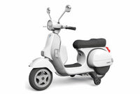 Thumbnail for License Piaggio Vespa scooter children motorcycle with training wheels electric car 2x 20W 12V 7Ah