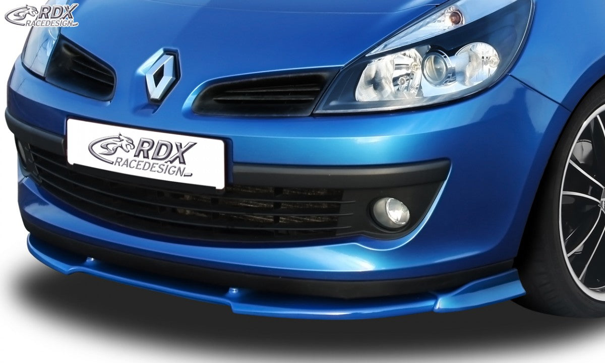 LK Performance RDX Front Spoiler VARIO-X RENAULT Clio 3 Phase 1 (not RS) Front Lip Splitter - LK Auto Factors