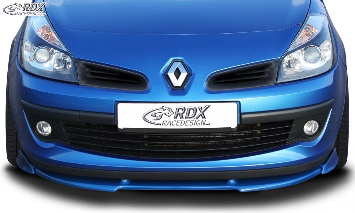 LK Performance RDX Front Spoiler VARIO-X RENAULT Clio 3 Phase 1 (not RS) Front Lip Splitter - LK Auto Factors