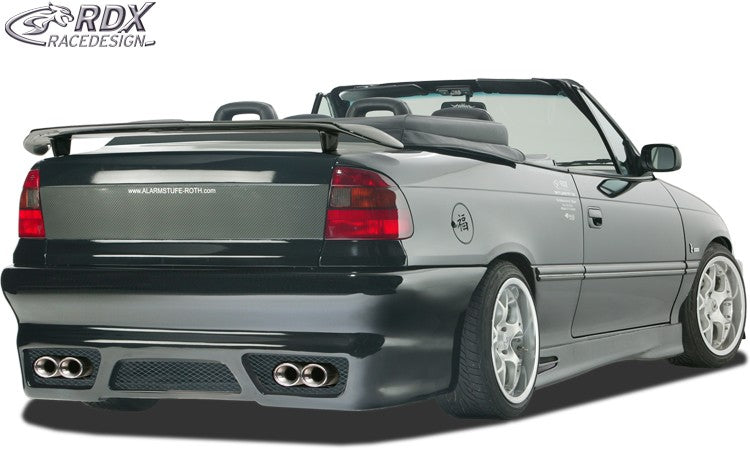 LK Performance RDX rear spoiler OPEL Astra F convertible + sedan - LK Auto Factors