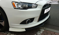 Thumbnail for LK Performance RDX Front Spoiler VARIO-X MITSUBISHI Lancer Sportback 2008+ Front Lip Splitter - LK Auto Factors