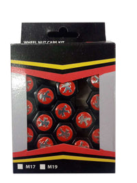 Thumbnail for PEUGEOT Branded Universal Wheel Nut Caps Covers 17mm
