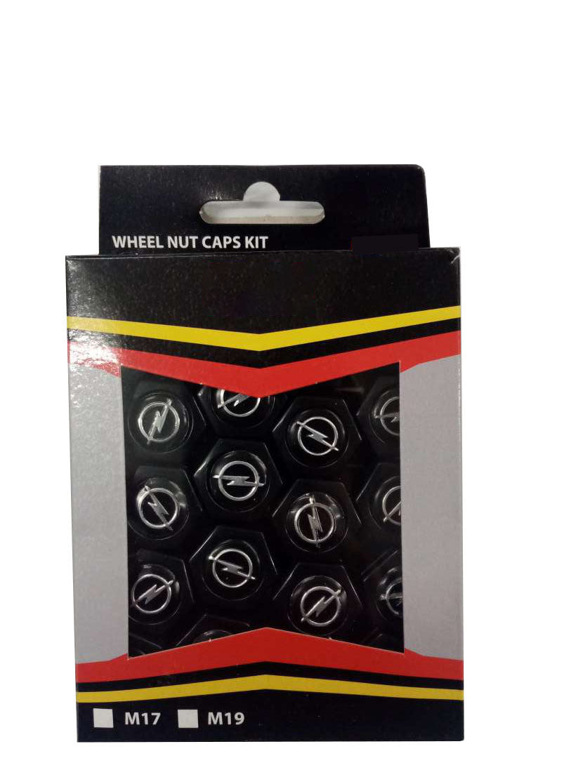 Opel Universal Wheel Nut Caps Covers 17mm