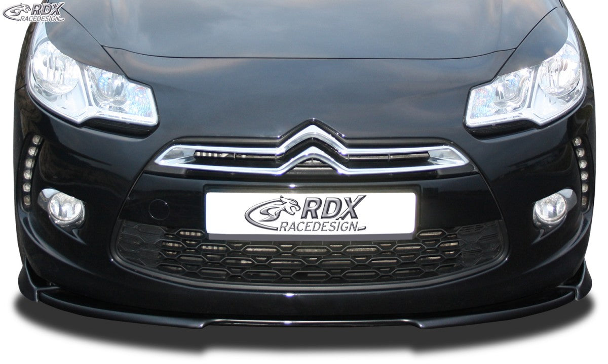 LK Performance RDX Front Spoiler VARIO-X CITROEN DS3 Front Lip Splitter - LK Auto Factors