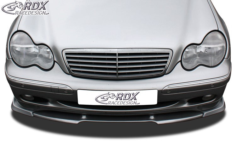 Front Spoiler RDX Front Spoiler VARIO-X MERCEDES C-class W203 -03/2004 (Fit for Classic/Elegance) Front Lip Splitter - LK Auto Factors