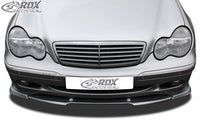 Thumbnail for Front Spoiler RDX Front Spoiler VARIO-X MERCEDES C-class W203 -03/2004 (Fit for Classic/Elegance) Front Lip Splitter - LK Auto Factors