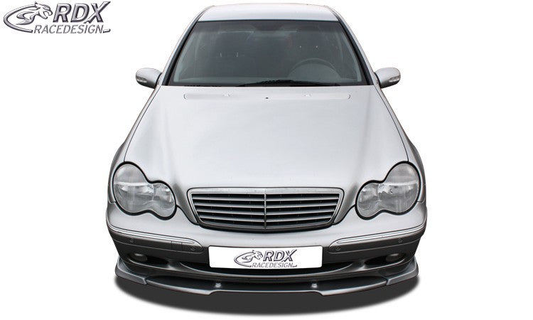 Front Spoiler RDX Front Spoiler VARIO-X MERCEDES C-class W203 -03/2004 (Fit for Classic/Elegance) Front Lip Splitter - LK Auto Factors