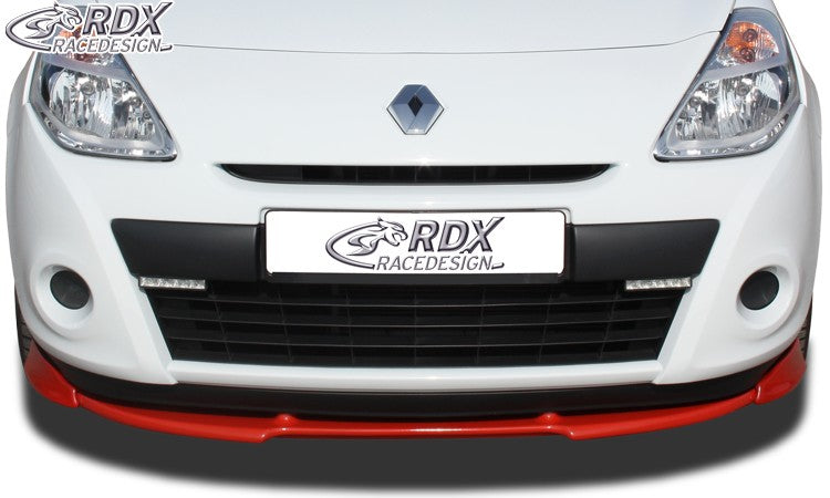 LK Performance RDX Front Spoiler VARIO-X RENAULT Clio 3 Phase 2 (not RS) Front Lip Splitter - LK Auto Factors