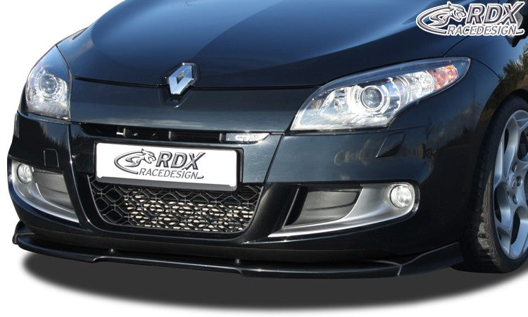 LK Performance RDX Front Spoiler VARIO-X RENAULT Megane 3 GT / GT-Line 2011+ Front Lip Splitter - LK Auto Factors