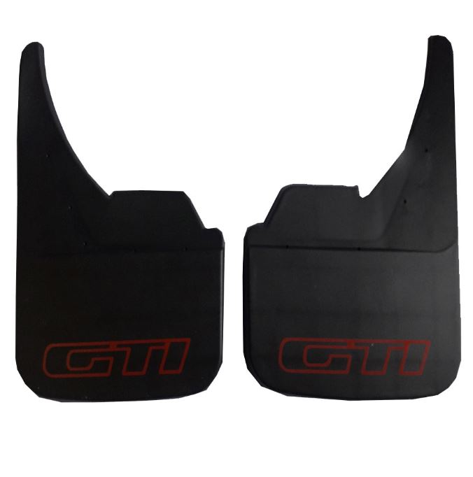 FULL SET OF 4 (FRONT & REAR) Ford Focus GTI Performance Logo Car Mud Flap MudFlaps Fender Splash Guard |