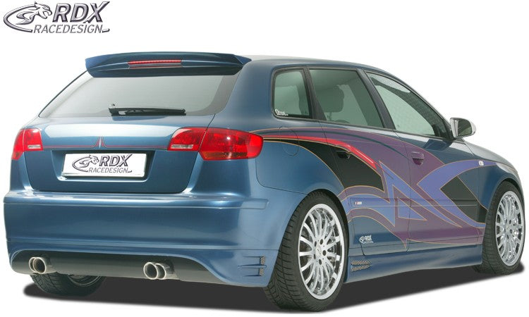 LK Performance rear bumper extension AUDI -2008 "SingleFrame" A3 sportback