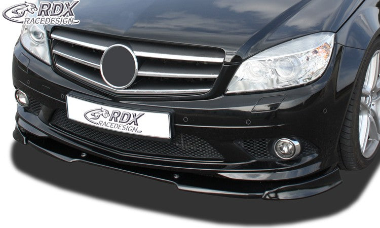 LK Performance RDX Front Spoiler VARIO-X MERCEDES C-class W204 / S204 AMG-Styling -2011 (Fit for Cars with AMG-Styling Frontbumper) Front Lip Splitter - LK Auto Factors