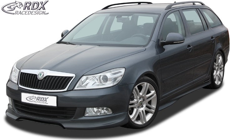 LK Performance RDX Sideskirts SKODA Octavia 2 / 1Z (incl. Facelift) "GT4"  Made from ABS plastic, new, unpainted, including installation accessories, aluminium mesh (silver) and instruction, TÜV approval. - LK Auto Factors