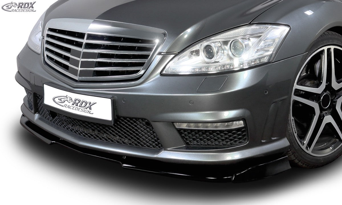 LK Performance RDX Front Spoiler VARIO-X MERCEDES S-class W221 AMG 2009+ (Fit for AMG and Cars with AMG Frontbumper) Front Lip Splitter - LK Auto Factors