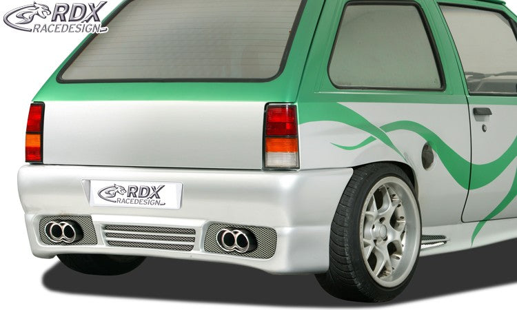 LK Performance RDX Rear bumper OPEL Corsa A with numberplate "GT4" - LK Auto Factors