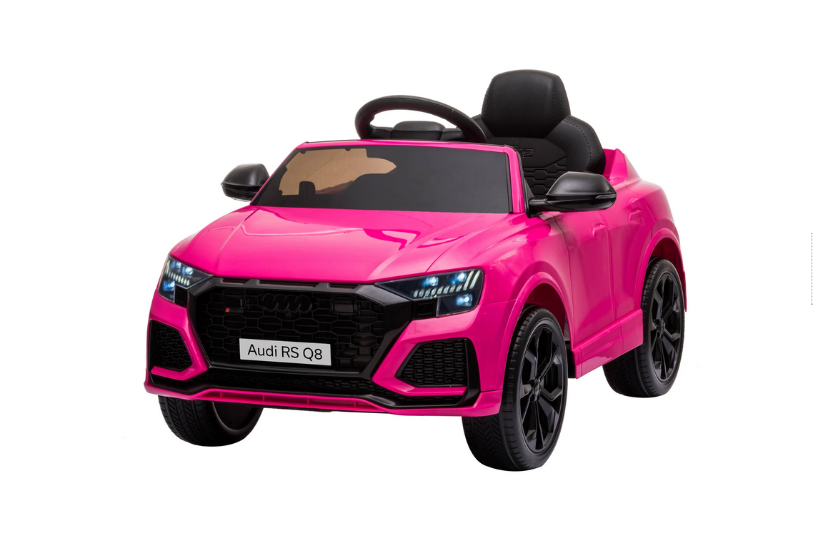 AUDI Q8 RS Licensed 4x4 Kids Electric Ride On Car with Remote Control LED Lights and Music