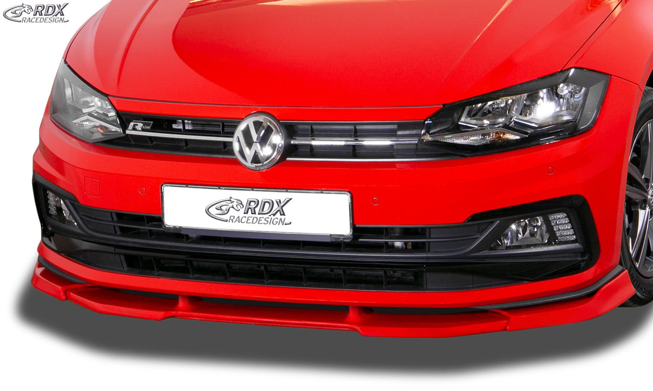 LK Performance RDX Front Spoiler VARIO-X VW Polo 2G R-Line & GTI Front Lip Splitter
