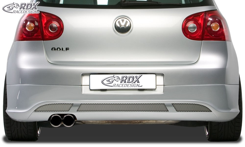 LK Performance RDX rear bumper extension VW Golf 5 "V2" with exhaust hole left