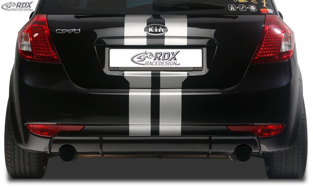 LK Performance RDX rear bumper extension KIA Ceed Type ED Diffusor - LK Auto Factors