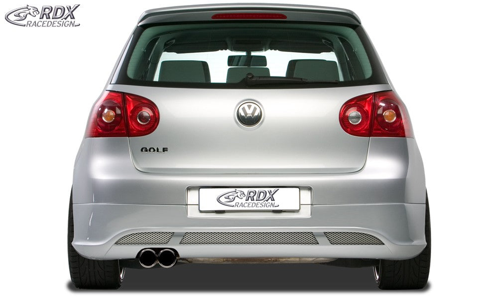 LK Performance RDX rear bumper extension VW Golf 5 "V2" with exhaust hole left