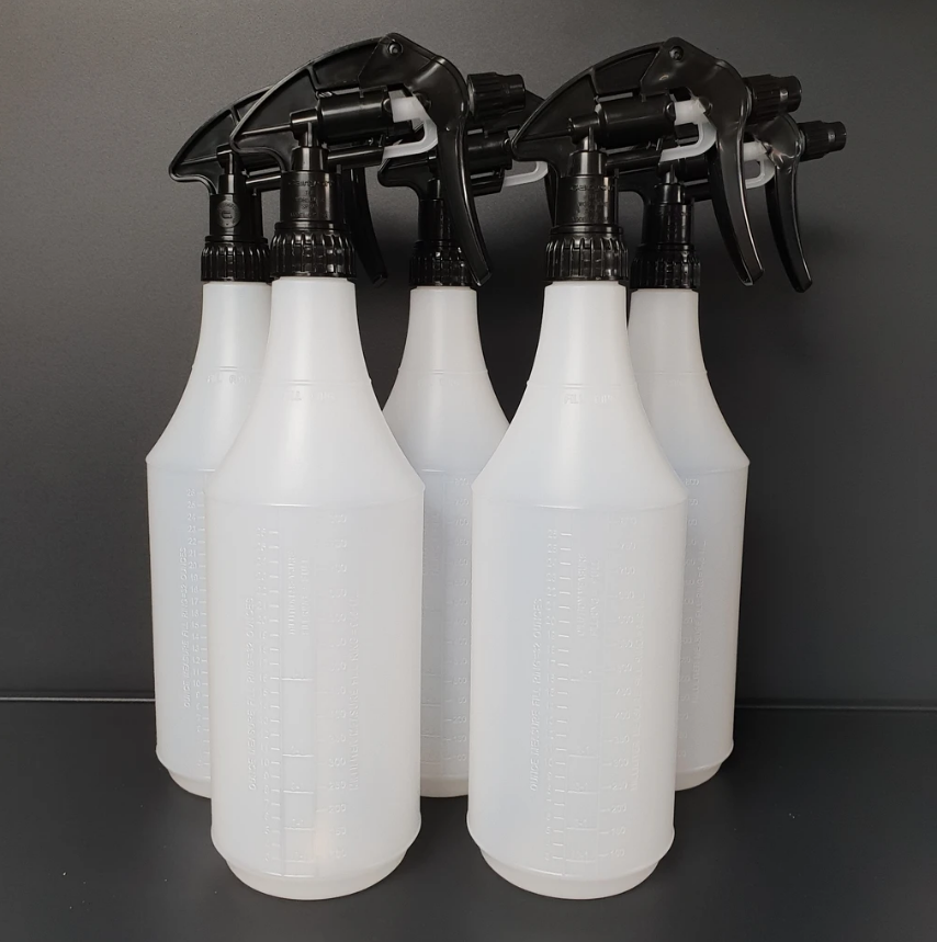 Elite Measured Bottle With triggers - With Ratios - 5 Pack