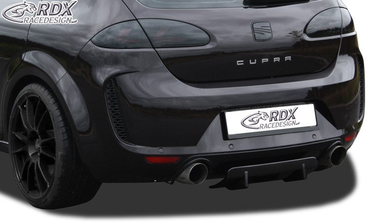 LK Performance RDX Rear Diffusor U-Diff Seat Leon 1P (all models, also FR, Cupra, Aerokit, ...)