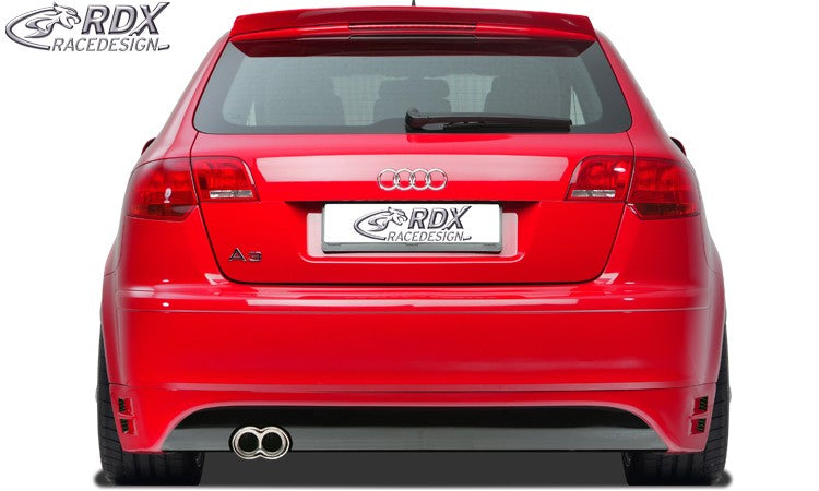 LK Performance rear bumper extension AUDI -2008 "SingleFrame" A3 sportback