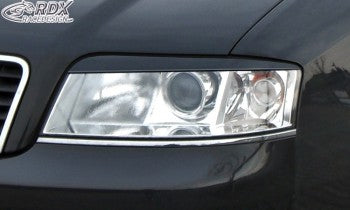LK Performance headlight spoilers Audi A6 4B facelift (2001+) Evil eye - LK Auto Factors