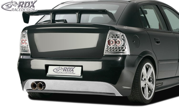 LK Performance RDX Rear bumper OPEL Astra G with numberplate "New Style" - LK Auto Factors