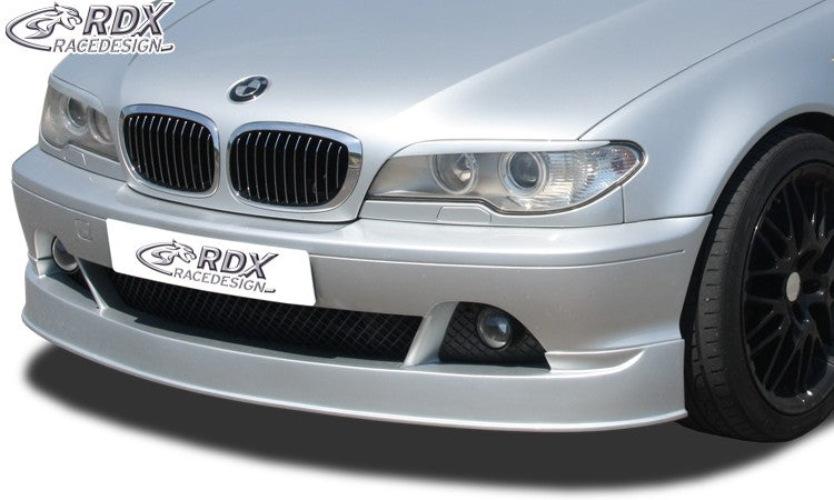 RDX front spoiler for BMW 3 Series E46 sedan touring-02 front lip front  approach