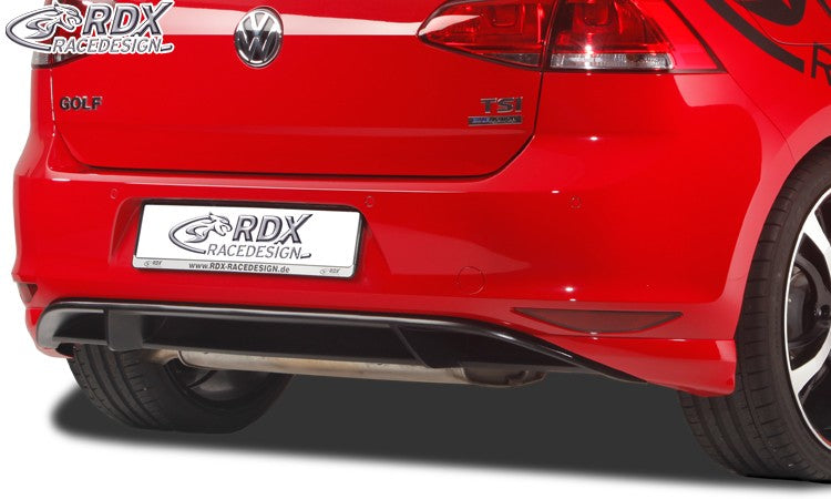 LK Performance RDX rear bumper extension VW Golf 7 center part